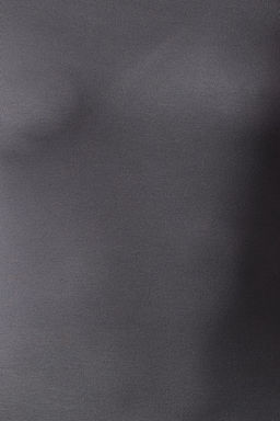 Antrasit Duz Premium Yumusak Kumasl? Fitted/Vucuda Oturan Kay?k Yaka Orme Bluz TWOAW24BZ00227