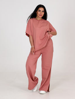 СК-2310 ЖЕНСКИЙ СПОРТИВНЫЙ КОСТЮМ (Персиковый) - А-дина фото 3