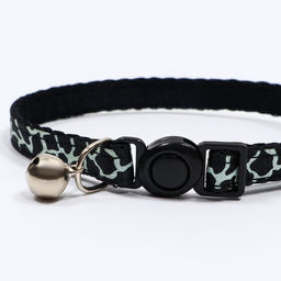 Ошейник кошачий Жираф, 30 х 1 см, чёрный - Пижон фото 3