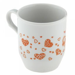 Кружка детская фарфоровая 210мл, форма Русское поле, с ручкой, шелкотрафаретная печать, деколи в ассортименте (Россия) - Домашняя мода фото 9