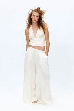 Top halter con lentejuelas - H&m фото 6