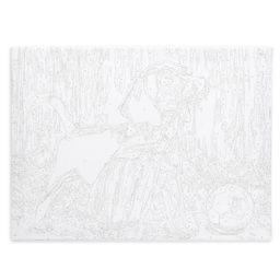 Картина по номерам на холсте Щенок с мячом, 40 30 см - Школа талантов фото 3