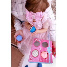 Развивающие тактильные мячики Крошка Я «Сумочка», с пищалкой, в наборе 4 шт.