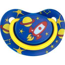 PIGEON Пустышка FunFriends Ракета 6+ мес (размер L), шоубокс фото 3