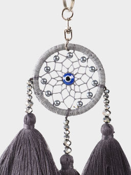 Брелок «Ловец снов», 17 см, серый