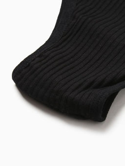 Комплект нижнего белья женский (топ, трусы) Collorista, чёрный, размер 46-48