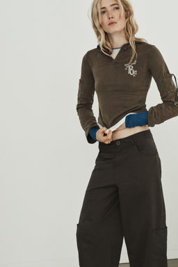 VOLUME CARGO TROUSERS - Zara фото 4