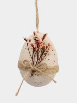 Подвеска, пасхальное яйцо, 9 см, пластик, сиреневая, Веточки, Interior Easter - Anna lafarg фото 7