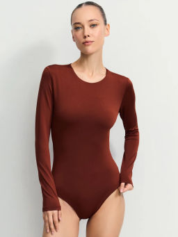 Базовое боди с длинным рукавом / Zarina