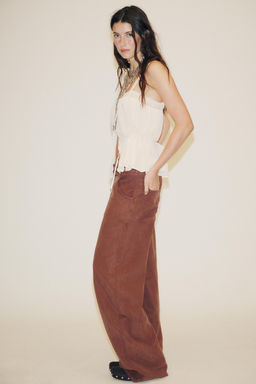 FLOWING TROUSERS WITH BELT - Zara фото 3