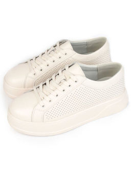 05-DXT53-2 BEIGE Кроссовки женские (натуральная кожа)