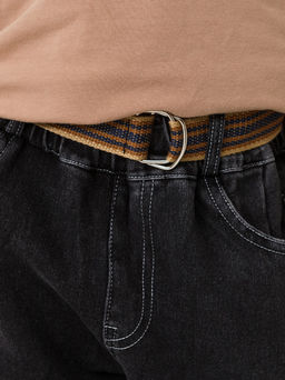 Джинсы-багги утеплённые для мальчиков - Синяя Мода фото 5