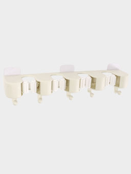 Держатель для швабр настенный самоклеящийся, 4 отделения, 3366 см - Simaland фото 2