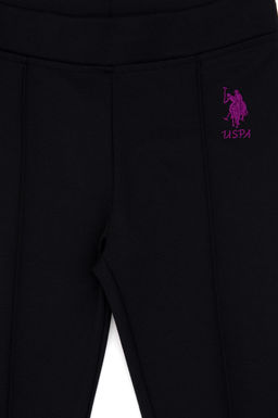 K_z _ocuk Siyah Tayt Sepette S_rpriz _ndirim - U.s. polo assn фото 4