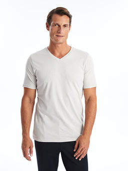 V Yaka K?sa Kollu Erkek Ti??rt