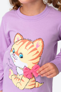 Хлопковая пижама для девочки Bonito  фото 3