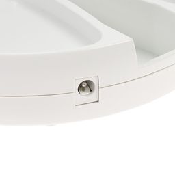 Зеркало Luazon KZ-09, подсветка, настольное, 30 16 16 см, увеличение х 10, USB, белое - Luazon home фото 7