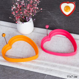 Форма для яичницы силиконовая/ F-162 /уп 200/Сердце - Галеонтрейд фото 7