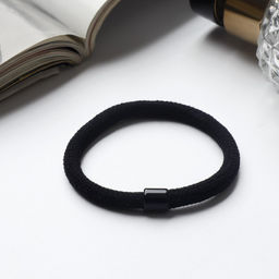 Цена за 10 шт. Резинка для волос «Спорт», классика мягкость, 5 см, чёрная