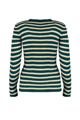Yesil Basic Cizgili Triko Kazak TWOAW21KZ0942