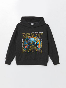 Kap??onlu Erkek ?ocuk Sweatshirt