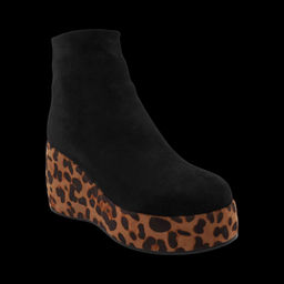 Ботинки на меху К88-5 черные