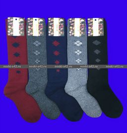 Цена за 6 пар. Зувей гольфы женские внутри махра ангора+шерсть 36-41  фото 5