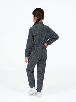 Комбинезон детский флисовый темносерый