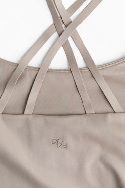 Top de deporte en DryMove con sujetador integrado - H&m фото 8