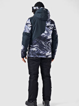 Мужская зимняя горнолыжная куртка Evil Wolf 68611_3 Серый