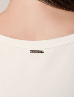 Топ облегающий из эластичного хлопка с квадратным вырезом каре - Vilatte фото 2