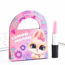 Цена за 2 шт. Подарочный набор, блок бумаги 10 л и ручка-помада Самой милой