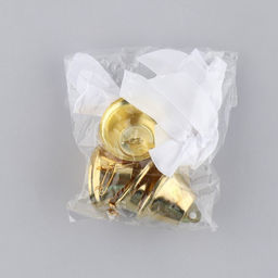 Цена за 5 шт. Колокольчик на булавке с бантом, белый, d = 3,6 см - Simaland фото 5