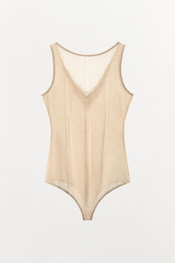 EMBROIDERED KNIT BODYSUIT - Zara фото 9