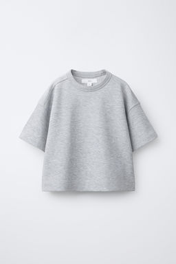 CAMISETA LISA INTERLOCK / Gris vigor? - Zara фото 3