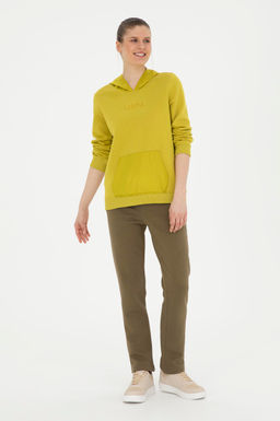 Женский свитшот фисташкового зеленого цвета - U.s. polo assn фото 4