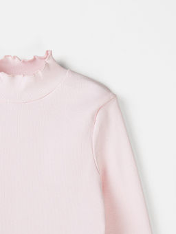 Бадлон с волнистым воротом Розовый 7+ - Bungly фото 3