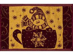 1с105.413ж1 Соты и пчелка (коралл3) Полотенце махровое 50х30 см - Текс-дизайн фото 27