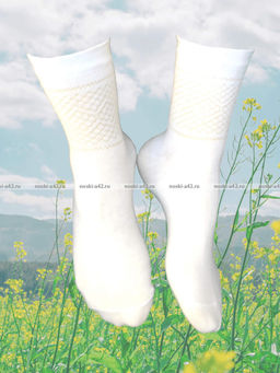 Цена за 5 пар.5 ПАР - ЮстаТекс носки женские 2с5 хлопок с лайкрой - 5 ПАР