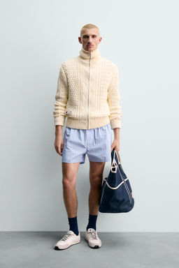 CHAMPION ® X ZARA POPLIN BOXER SHORTS фото 11