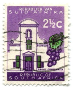 Марка Винодельня в Кейптауне 1961 год ЮАР