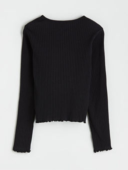 Bisiklet Yaka K?z ?ocuk Ti??rt - Waikiki фото 6