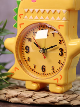 Часы-будильник Funny crocodile, yellow (15,5х1,5 см)