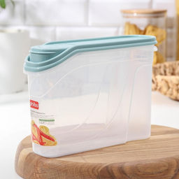 Ёмкость для хранения сыпучих продуктов phibo, 1.5 л, пластик, прозрачная, крышка МИКС