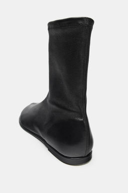 SOFT LEATHER ANKLE BOOTS - Zara фото 6
