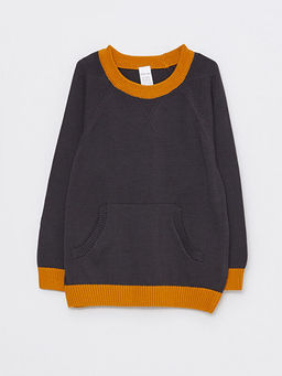 Bisiklet Yaka Uzun Kollu Triko Kazak ve Pantolon 2li Tak?m - Waikiki фото 2