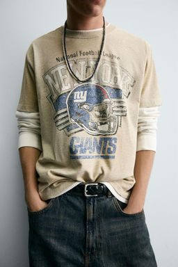 WASHED NFL NEW YORK GIANTS T-SHIRT