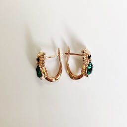 Серьги с кристаллами Swarovski