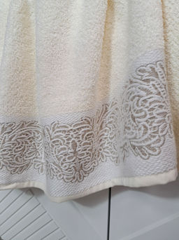 К-т полотенец Dolce (молоко) 70х140см(1),50х90см(1)