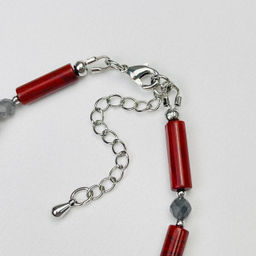 Браслет из кирпичной Яшмы и Лабрадора - Радуга самоцветов фото 4